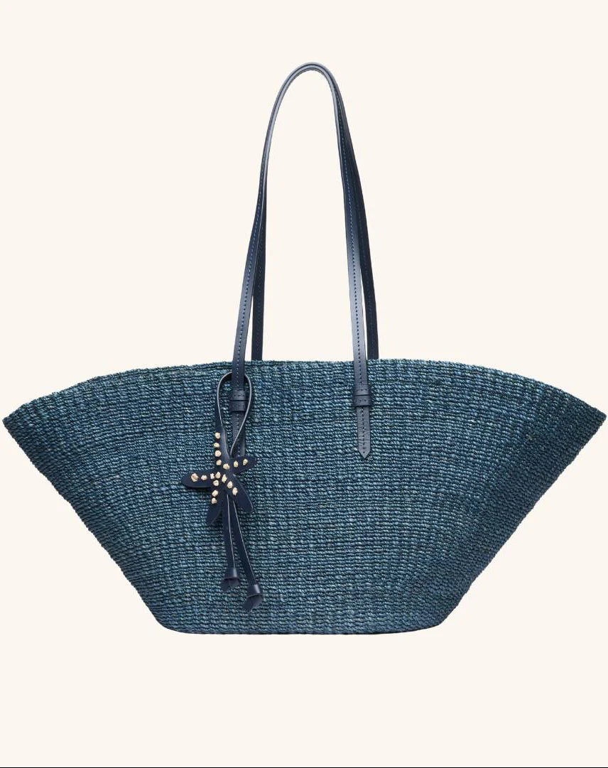 The East West Charm Tote - All Navy