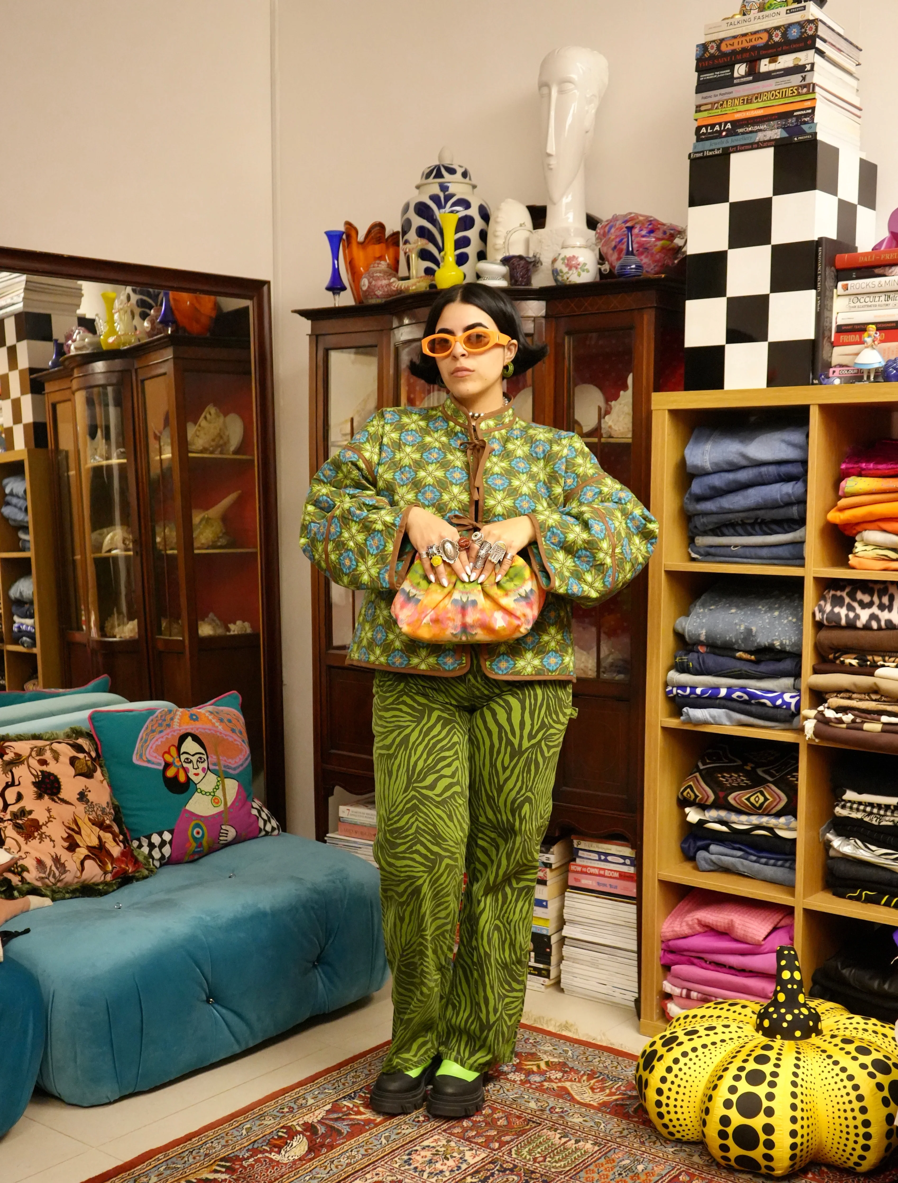 The Eloise Reversible Quilted Jacket - Crown Jewel - Image 12