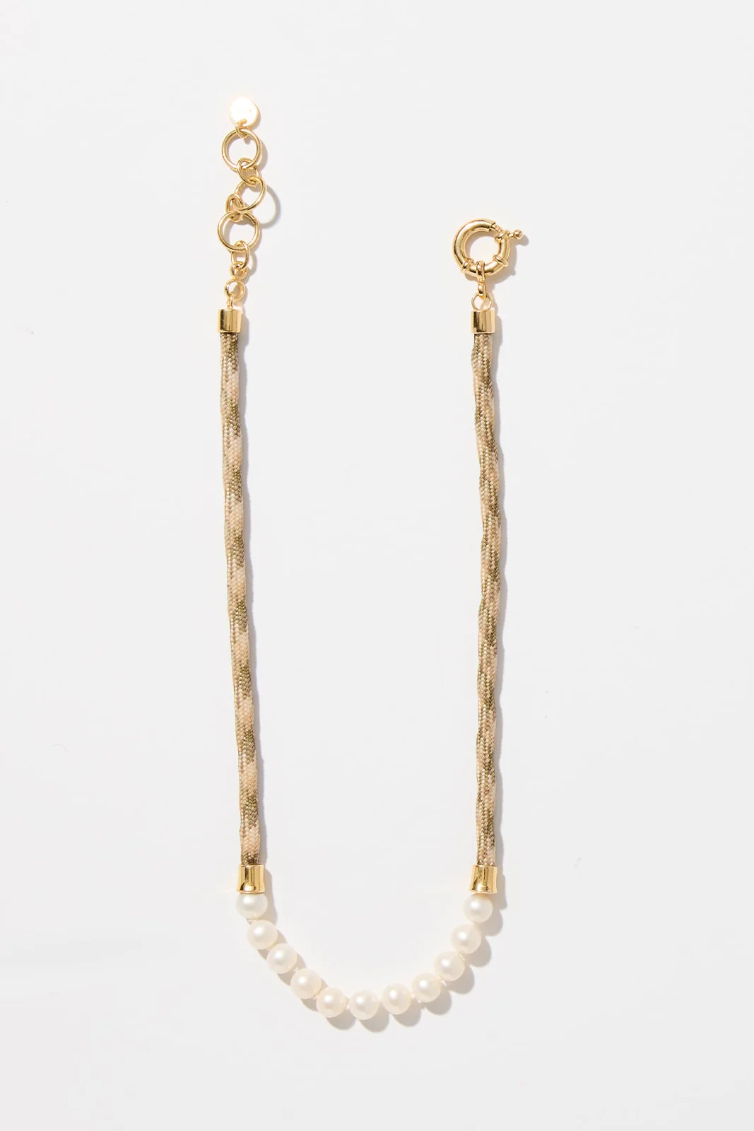 The Mister B. Necklace- Khaki Cord - Image 3