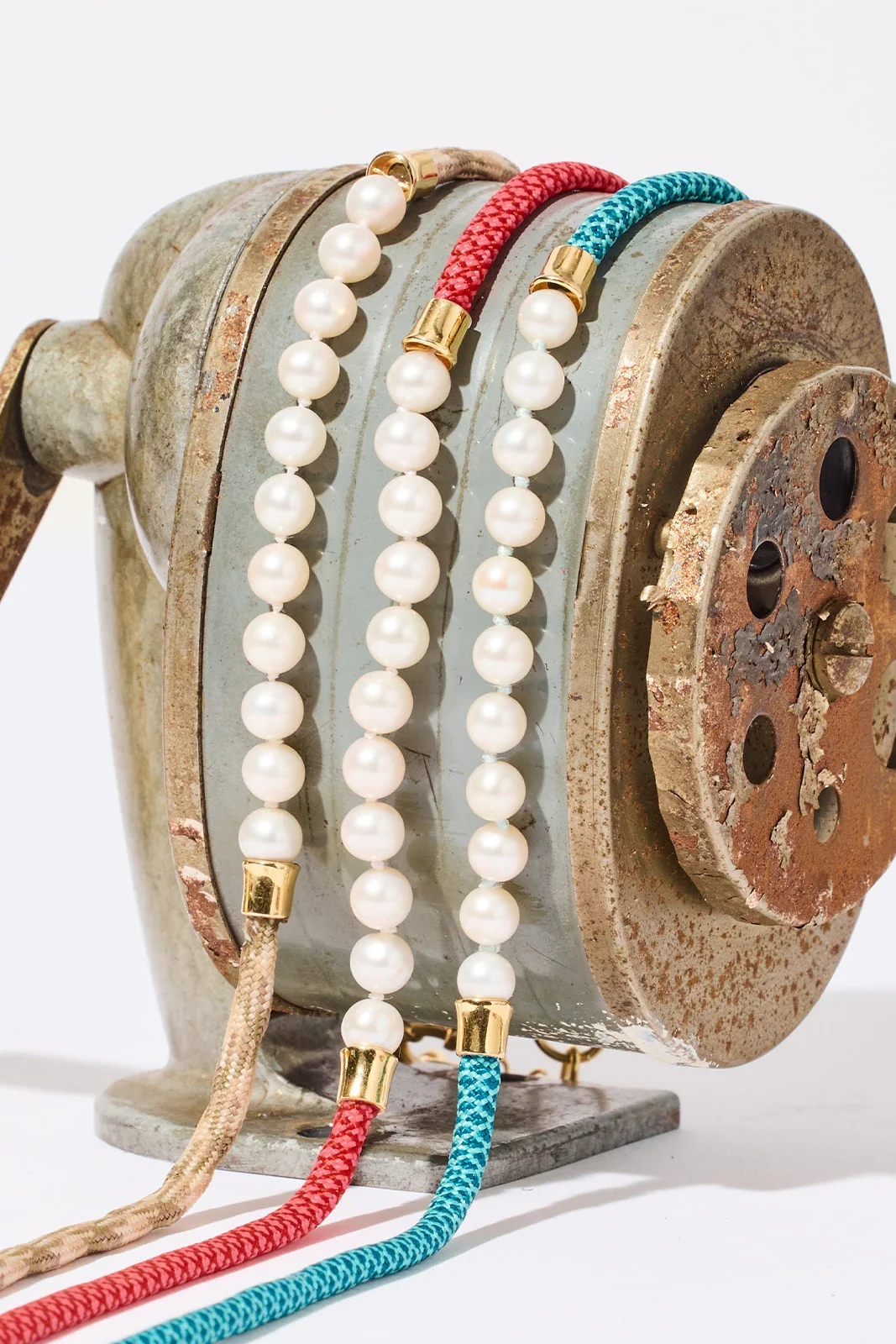 The Mister B. Necklace- Khaki Cord - Image 4