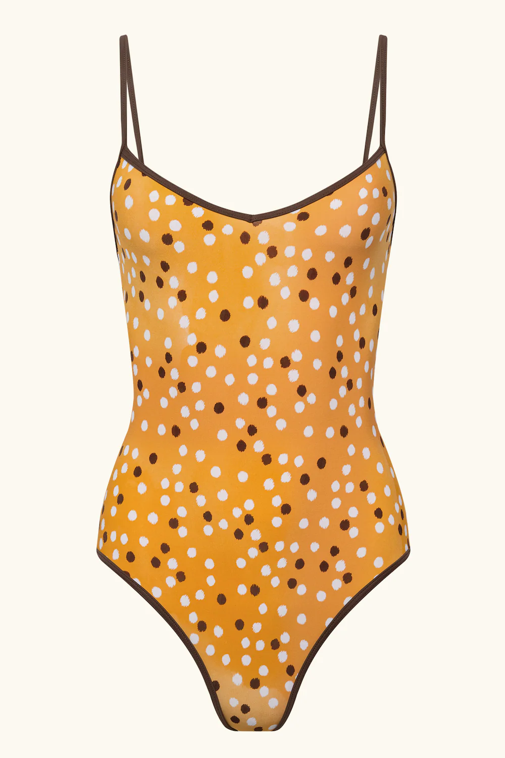 The Shea One Piece - Marigold Ikat Dot - Image 4