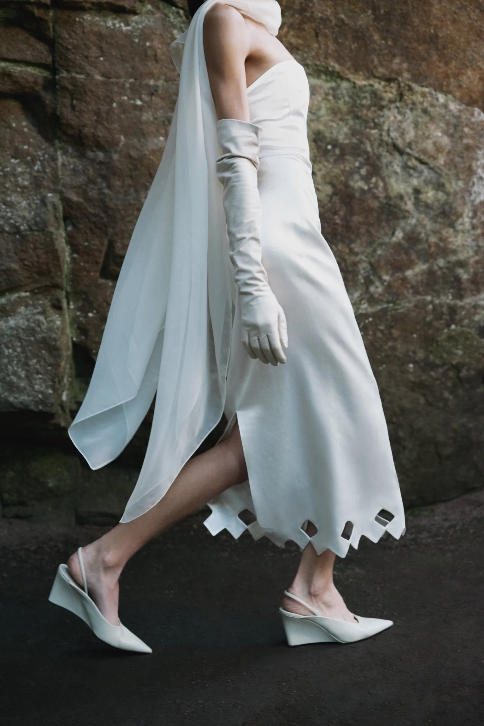 Tympan Dress Eggshell - Image 11