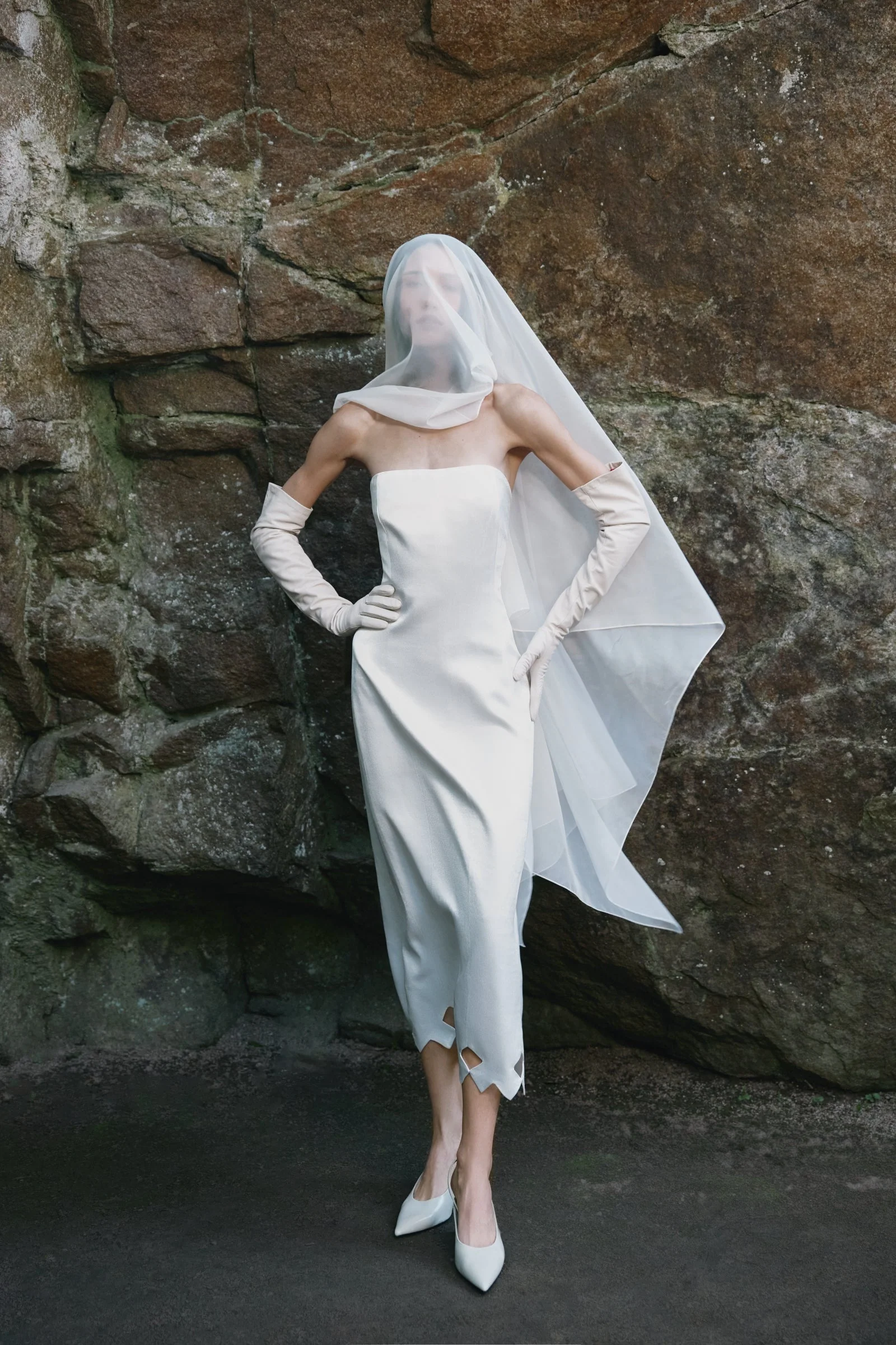 Tympan Dress Eggshell - Image 12