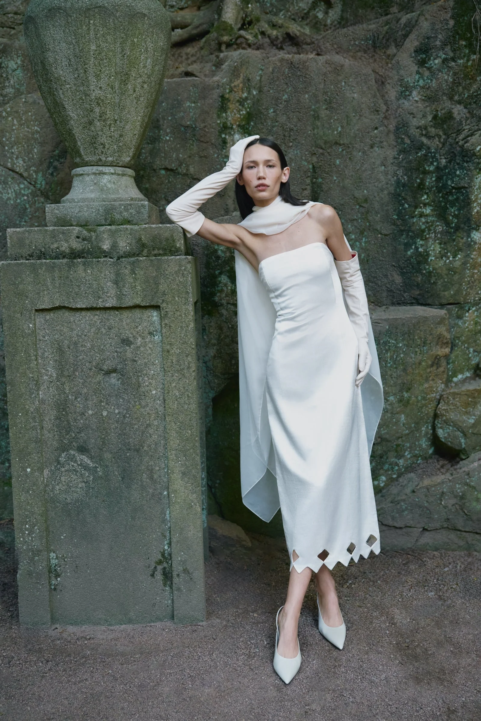 Tympan Dress Eggshell - Image 8