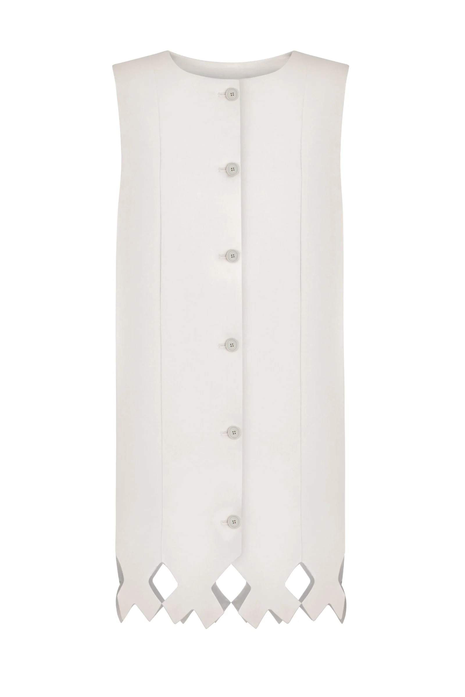Tympan Vest Creamy White - Image 2