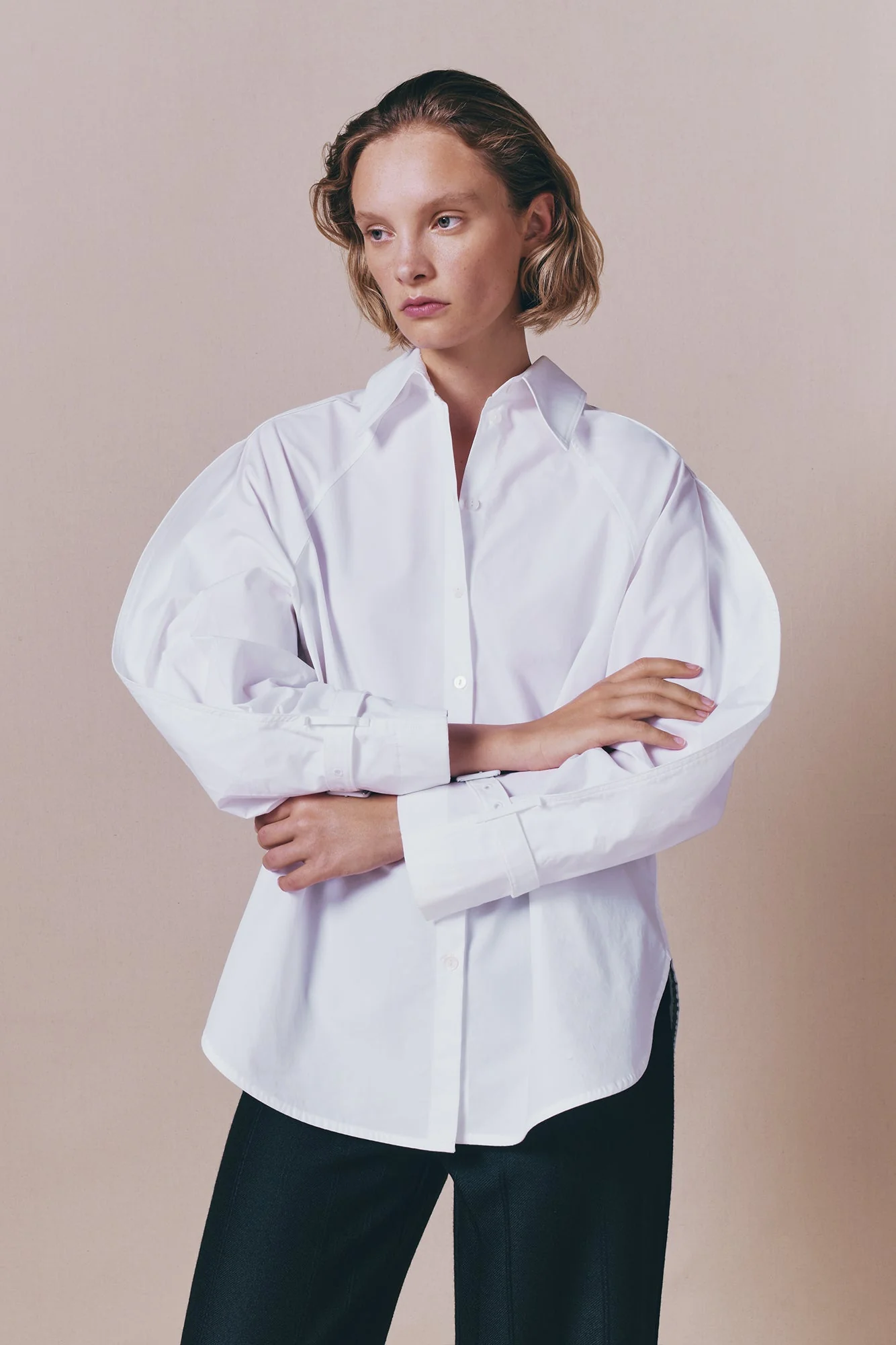 White Cotton Shirt - Image 3