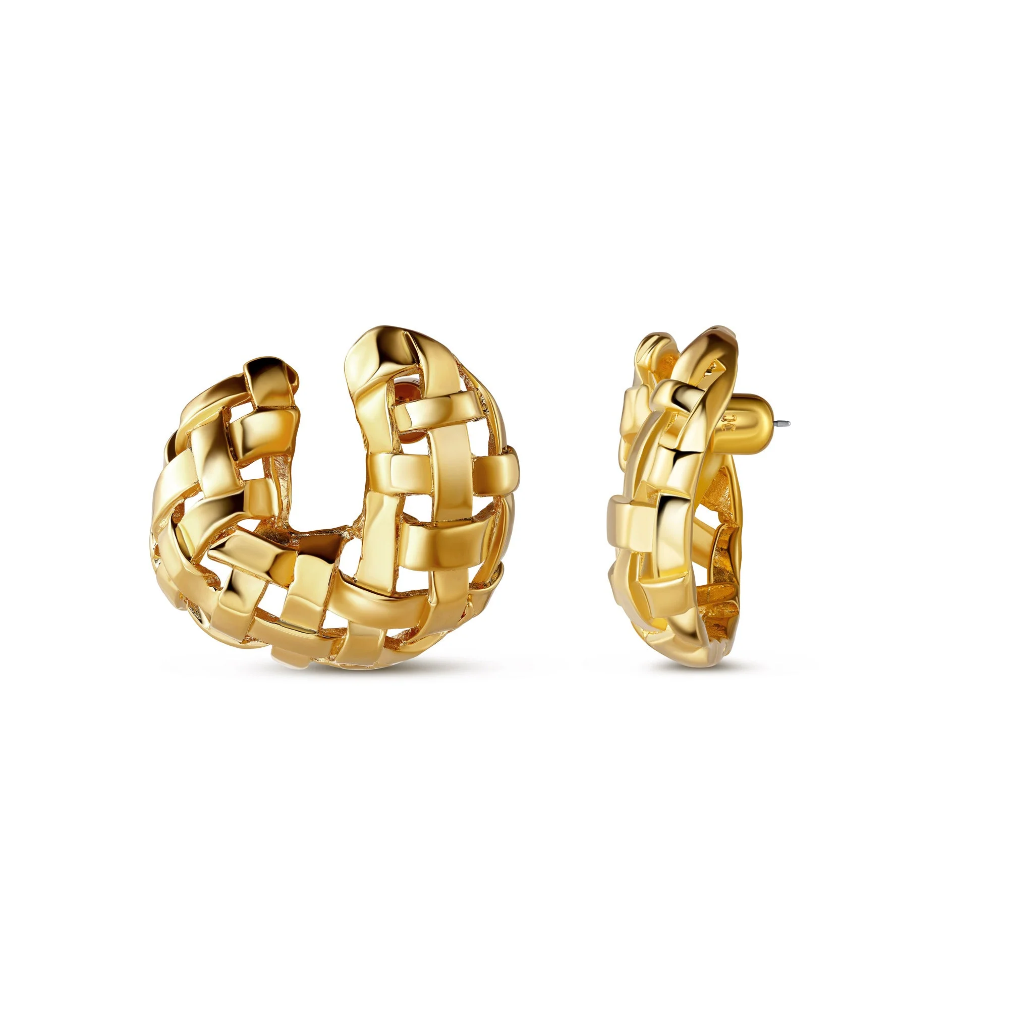 Woven C Earring - Image 3