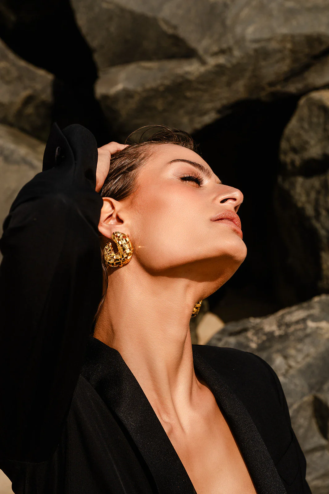 Woven C Earring - Image 7