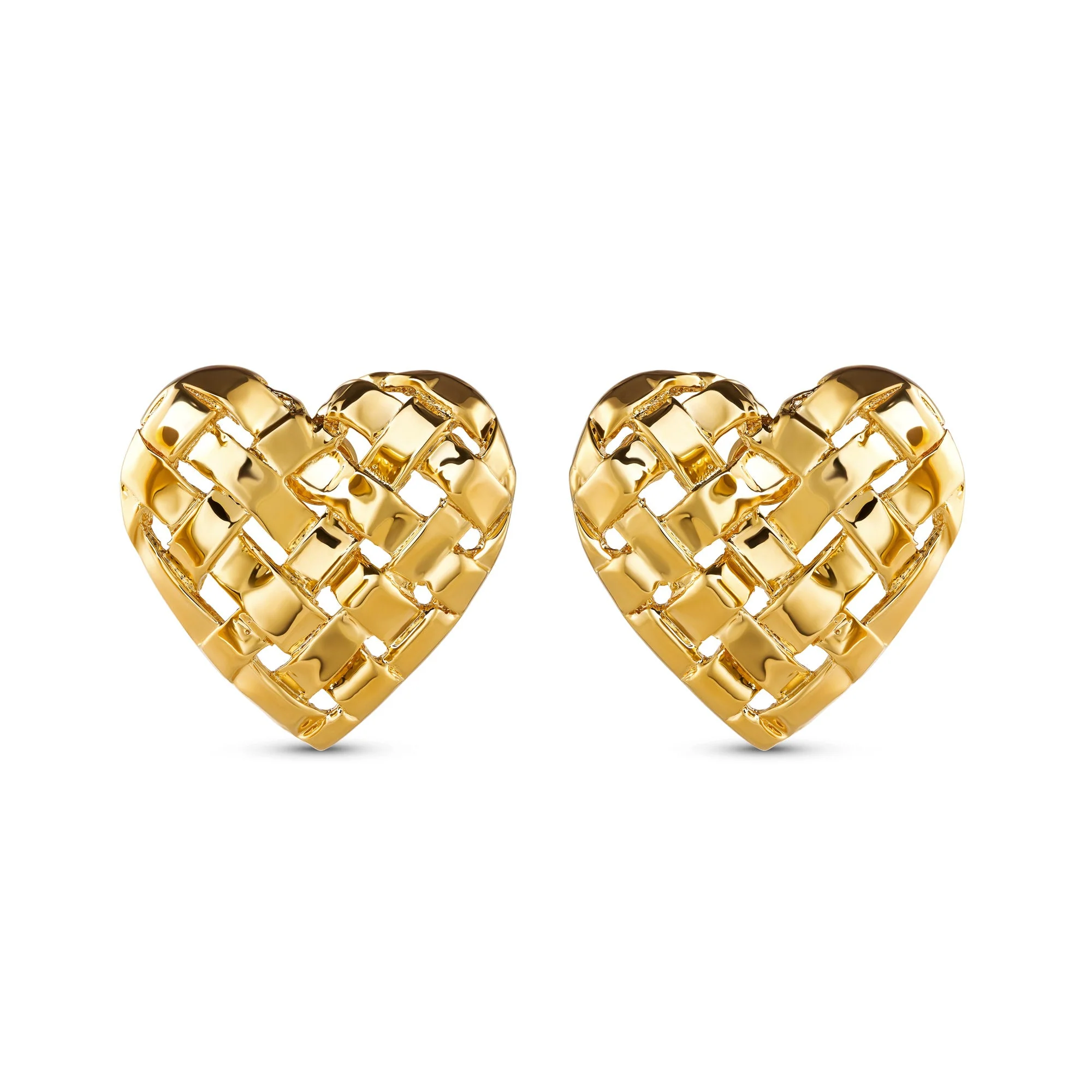 Woven Heart Earring - Image 2