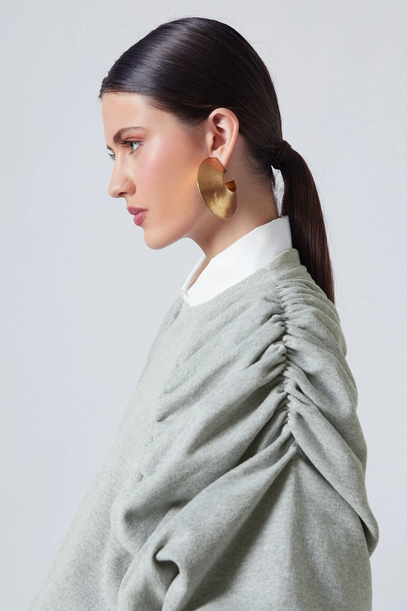 Xenia Sweatshirt Stone - Image 8