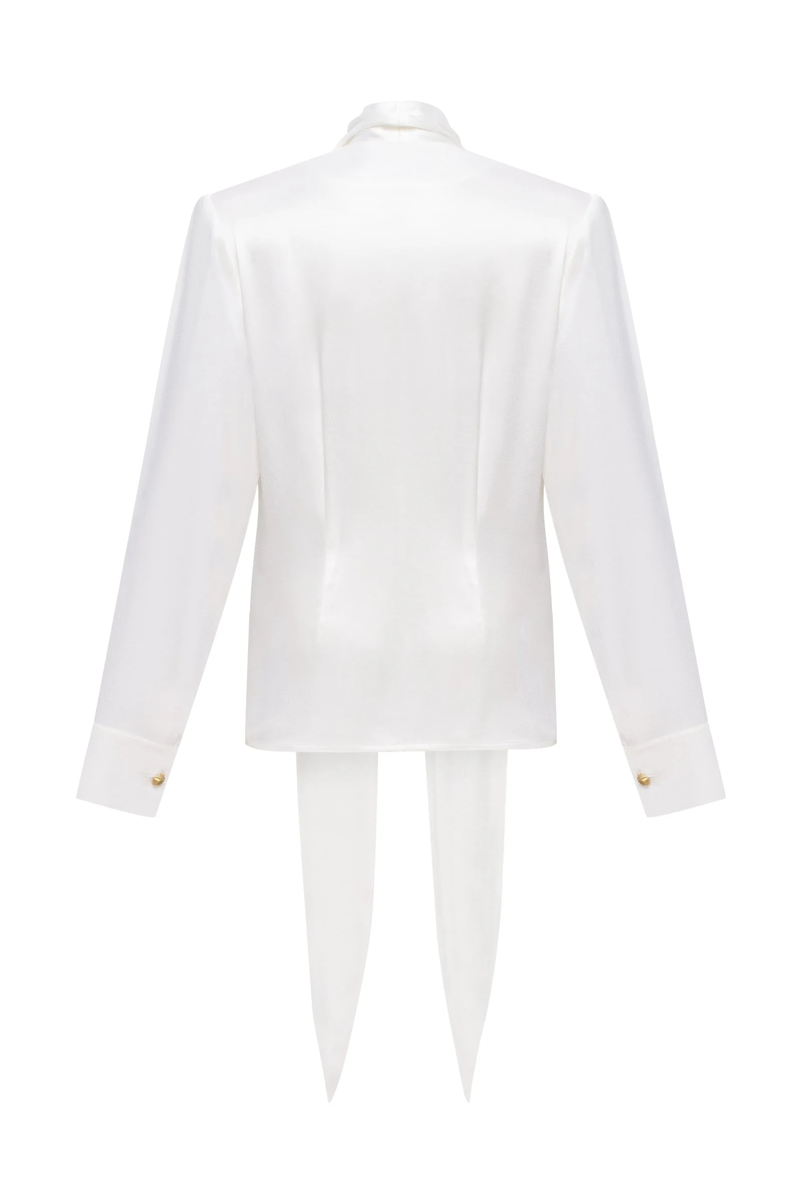 Yapraq Blouse Pure White - Image 3