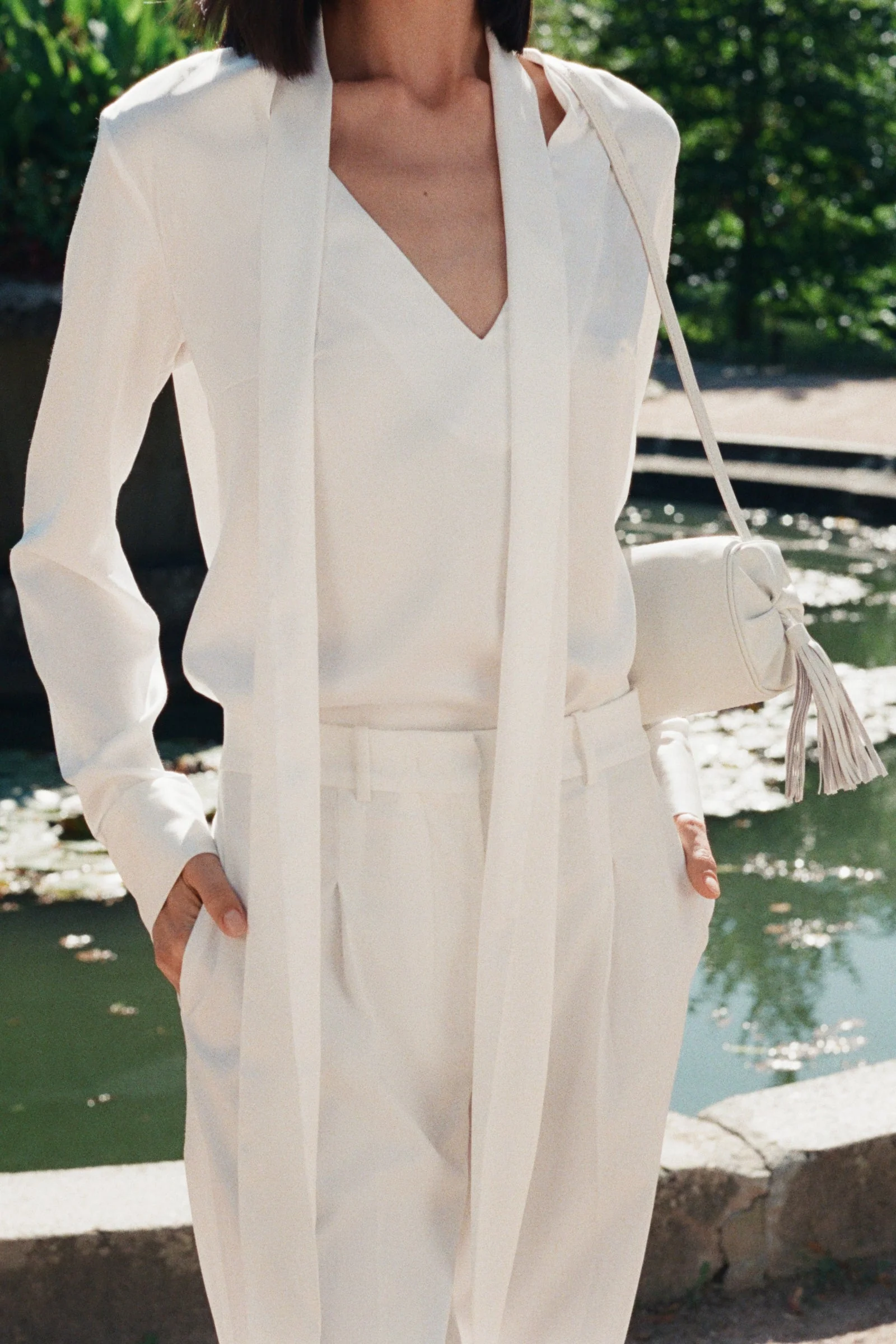 Yapraq Blouse Pure White - Image 4