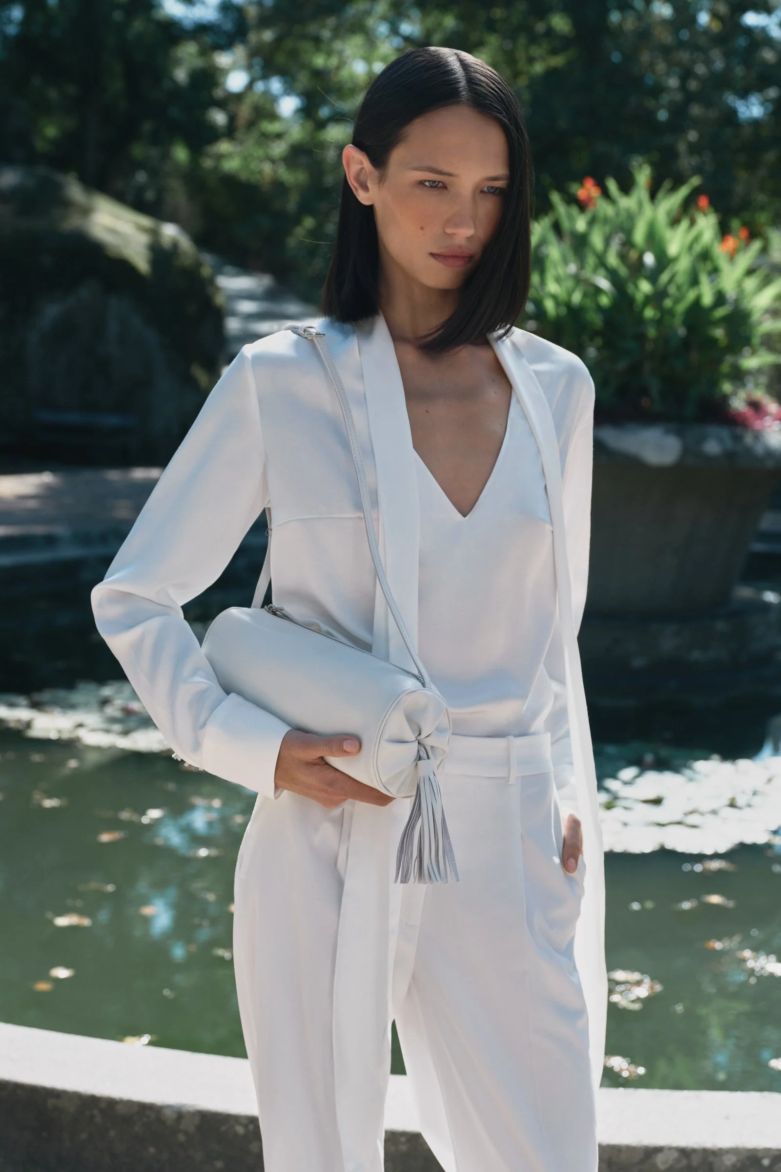 Yapraq Blouse Pure White - Image 8